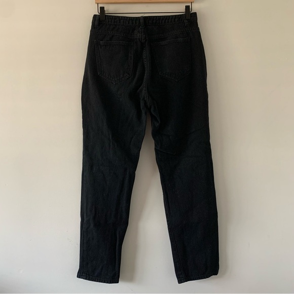 Shein Jeans Mens 30x32 Black Distressed Baggy Punk Rock Thrashed Skater Worn - Picture 2 of 13